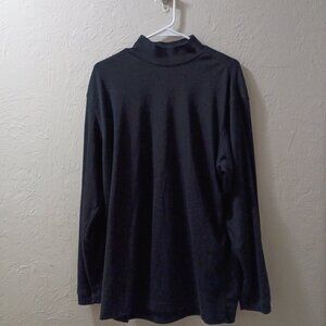Perry Ellis Men Black Turtleneck Long Sleeve Men XL